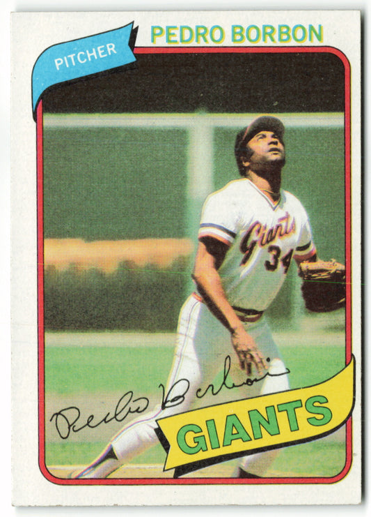 1980 Topps #627 Pedro Borbon