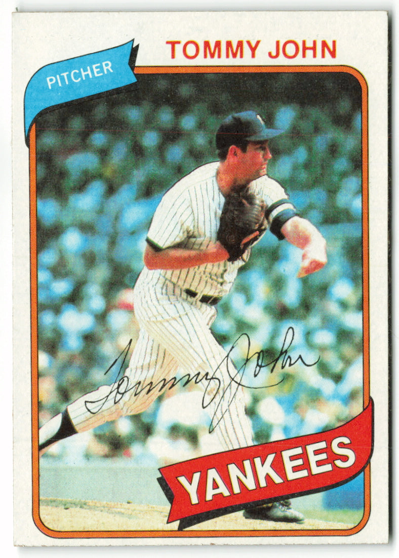 1980 Topps #690 Tommy John