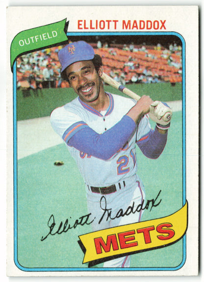 1980 Topps #707 Elliott Maddox