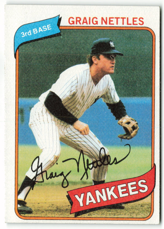 1980 Topps #710 Graig Nettles