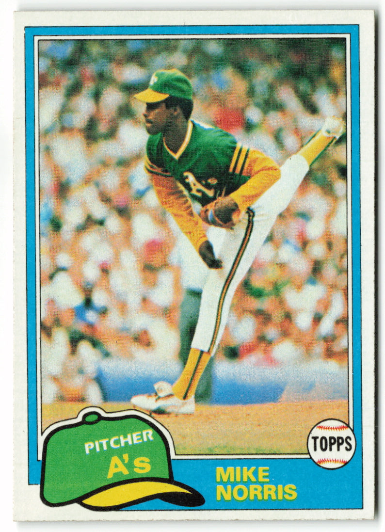 1981 Topps #055 Mike Norris