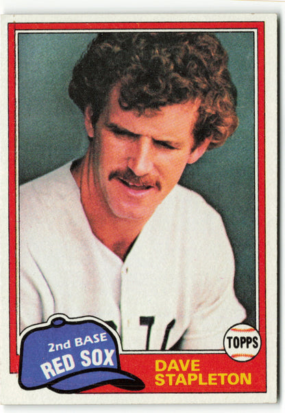 1981 Topps #081 Dave Stapleton RC