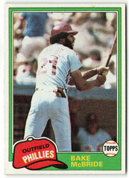 1981 Topps #090 Bake McBride