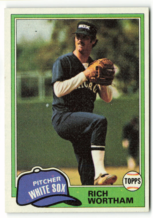 1981 Topps #107 Rich Wortham