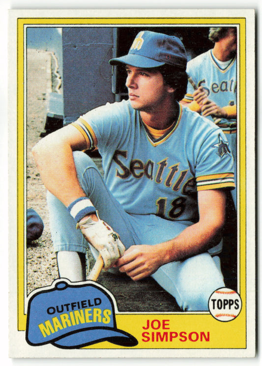 1981 Topps #116 Joe Simpson