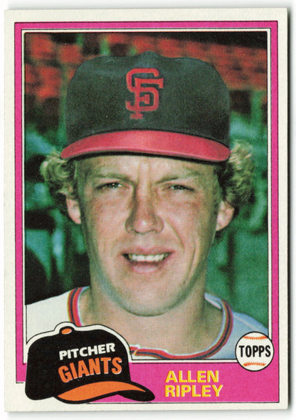 1981 Topps #144 Allen Ripley