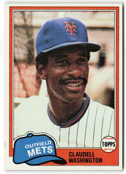 1981 Topps #151 Claudell Washington