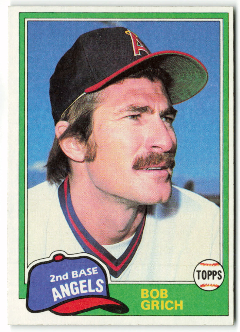 1981 Topps #182 Bob Grich