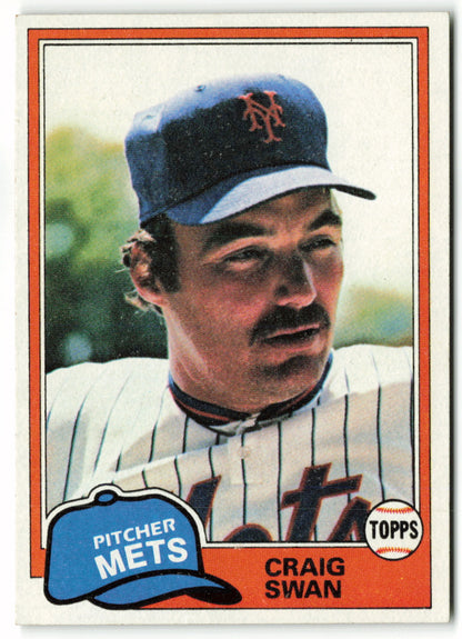 1981 Topps #189 Craig Swan