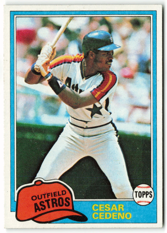 1981 Topps #190 Cesar Cedeno