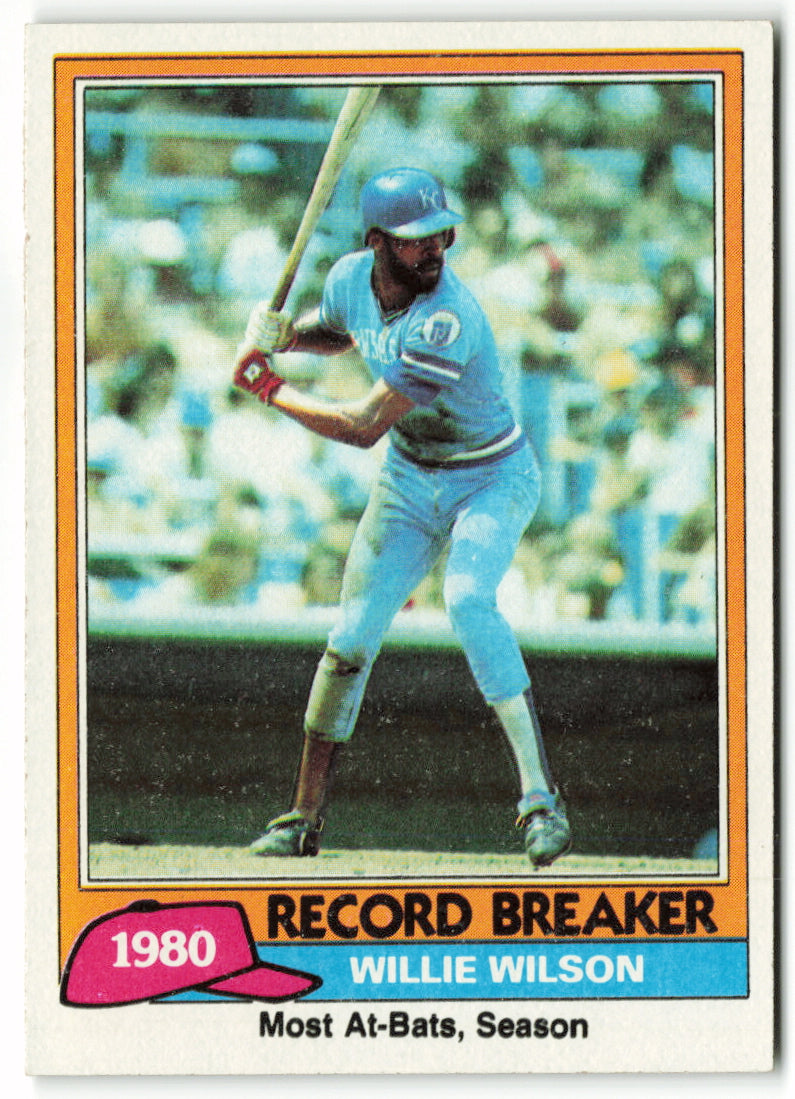 1981 Topps #208 Willie Wilson RB