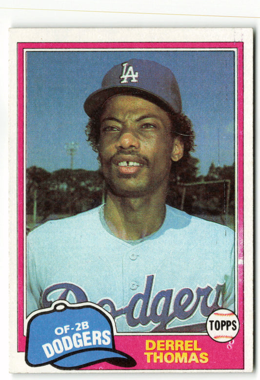 1981 Topps #211 Derrel Thomas