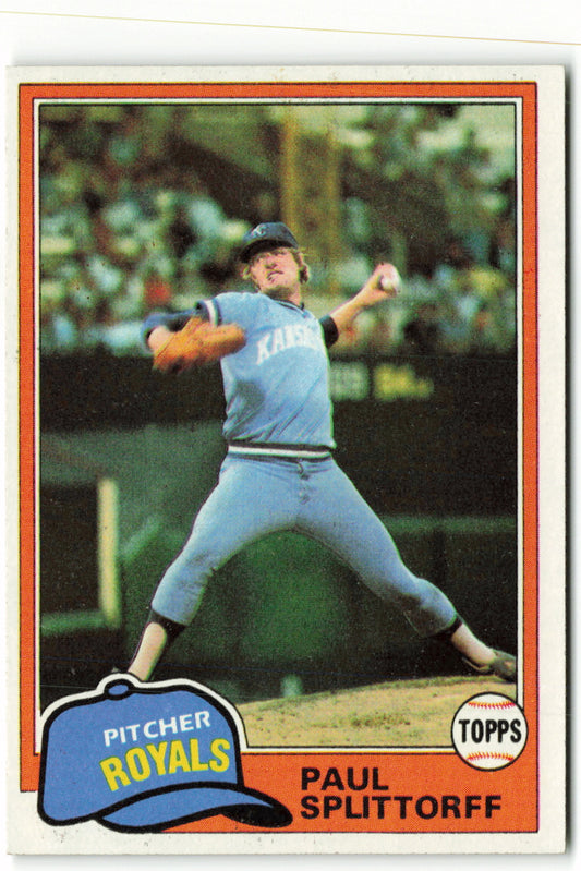 1981 Topps #218 Paul Splittorff