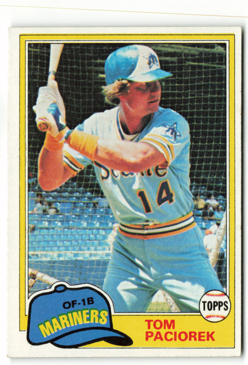 1981 Topps #228 Tom Paciorek