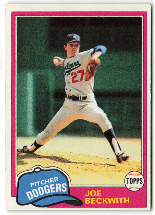 1981 Topps #231 Joe Beckwith