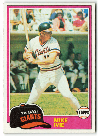 1981 Topps #236 Mike Ivie