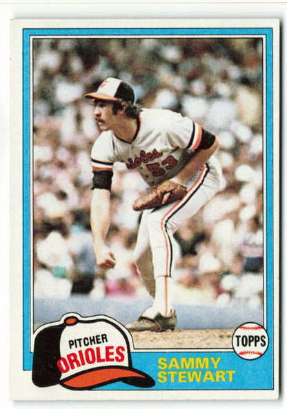 1981 Topps #262 Sammy Stewart