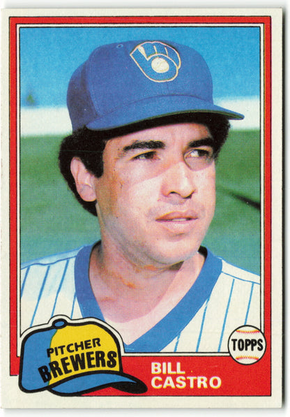 1981 Topps #271 Bill Castro