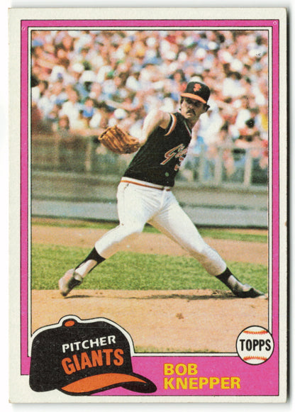 1981 Topps #279 Bob Knepper