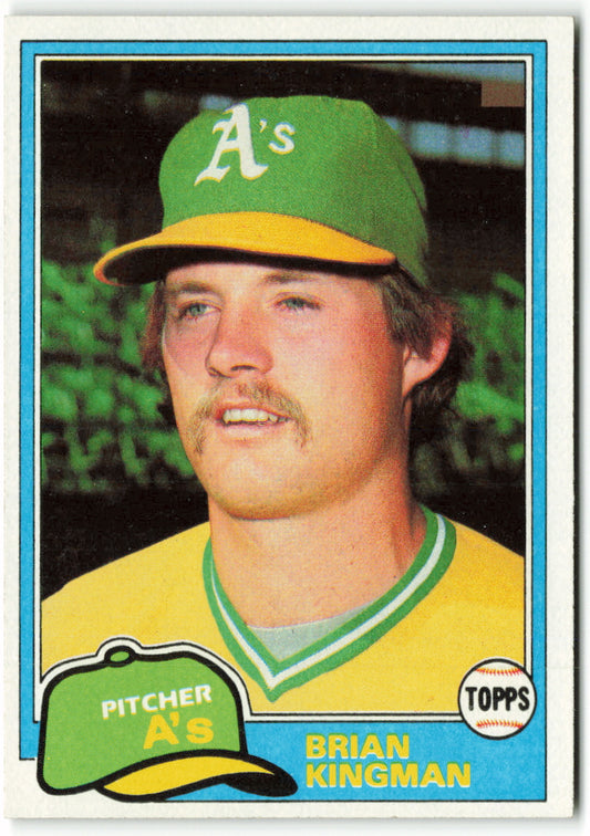 1981 Topps #284 Brian Kingman