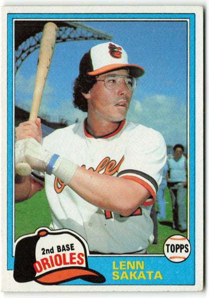 1981 Topps #287 Lenn Sakata