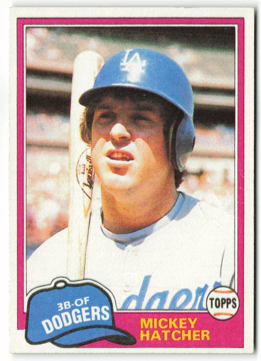 1981 Topps #289 Mickey Hatcher