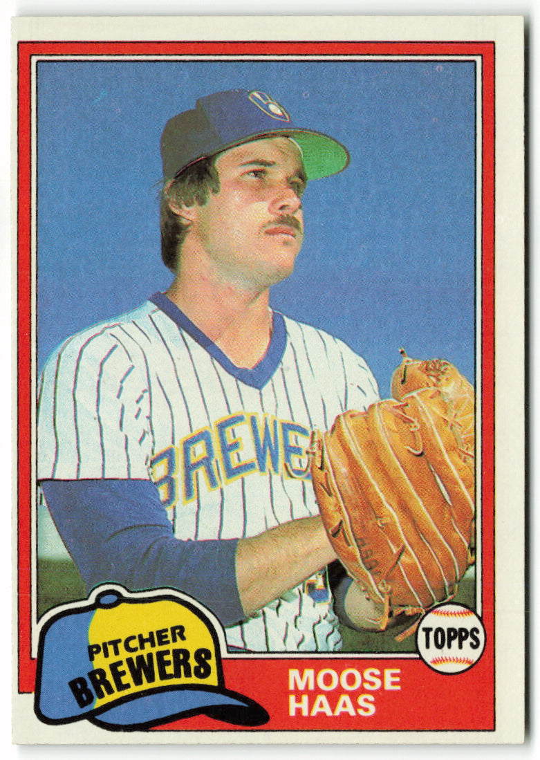 1981 Topps #327 Moose Haas