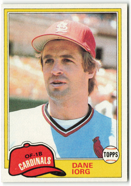 1981 Topps #334 Dane Iorg