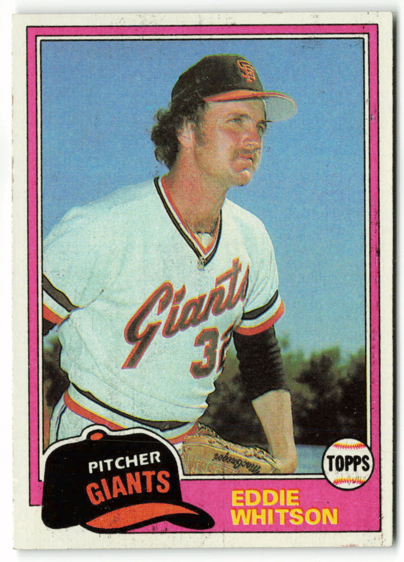 1981 Topps #336 Eddie Whitson