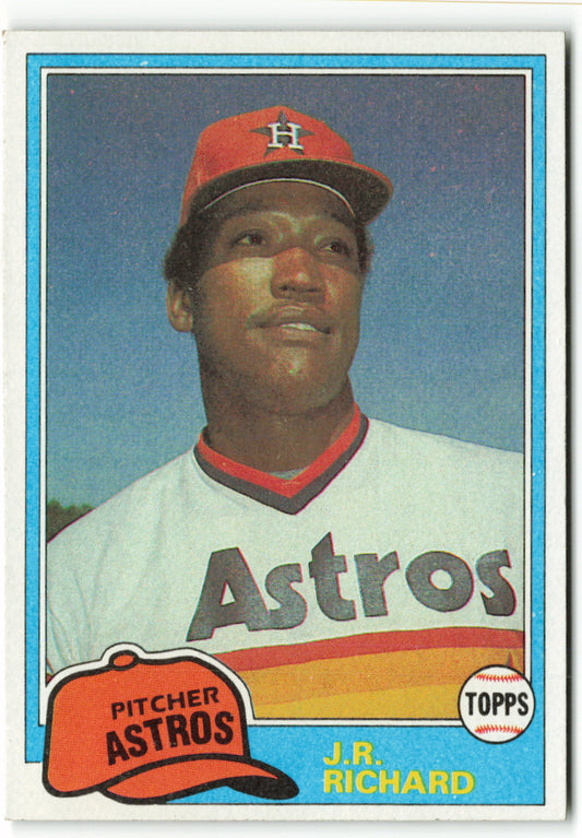 1981 Topps #350 J.R. Richard