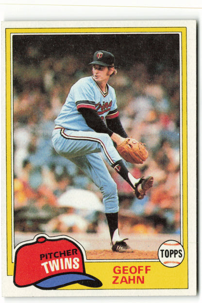 1981 Topps #363 Geoff Zahn