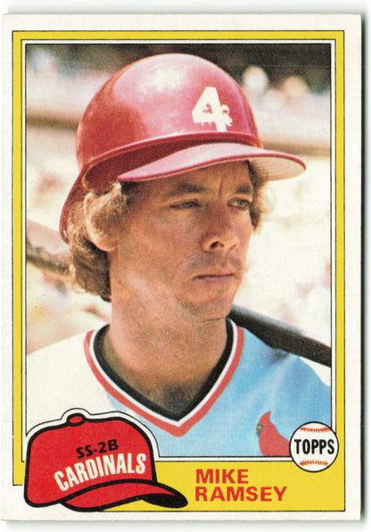 1981 Topps #366 Mike Ramsey RC