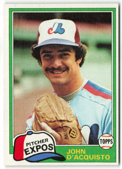 1981 Topps #427 John D'Acquisto