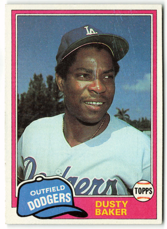 1981 Topps #495 Dusty Baker