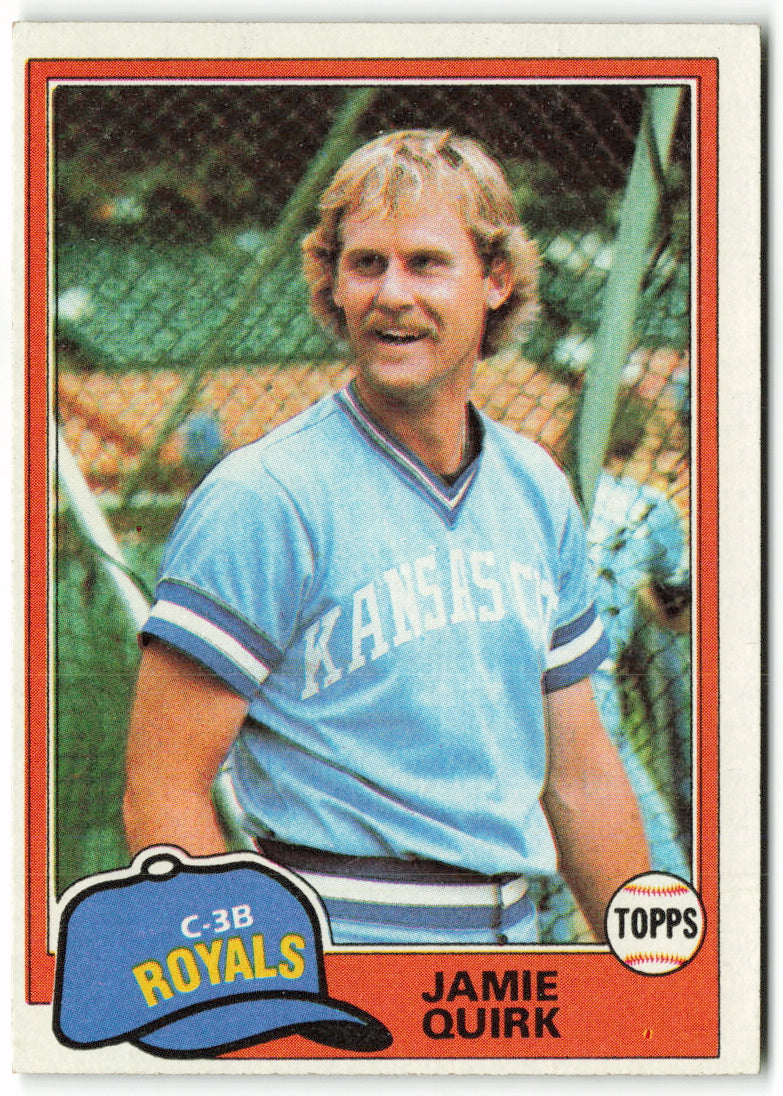 1981 Topps #507 Jamie Quirk