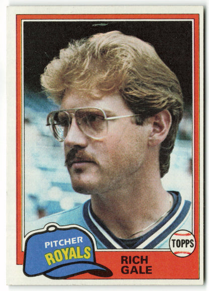 1981 Topps #544 Rich Gale