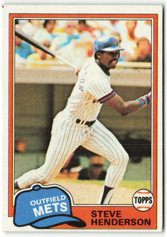 1981 Topps #619 Steve Henderson