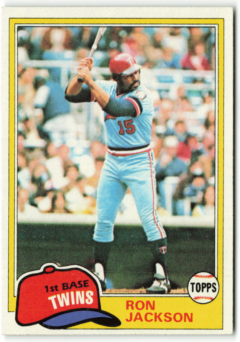 1981 Topps #631 Ron Jackson