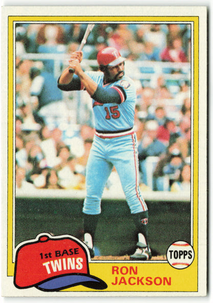 1981 Topps #631 Ron Jackson