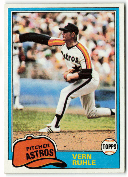 1981 Topps #642 Vern Ruhle