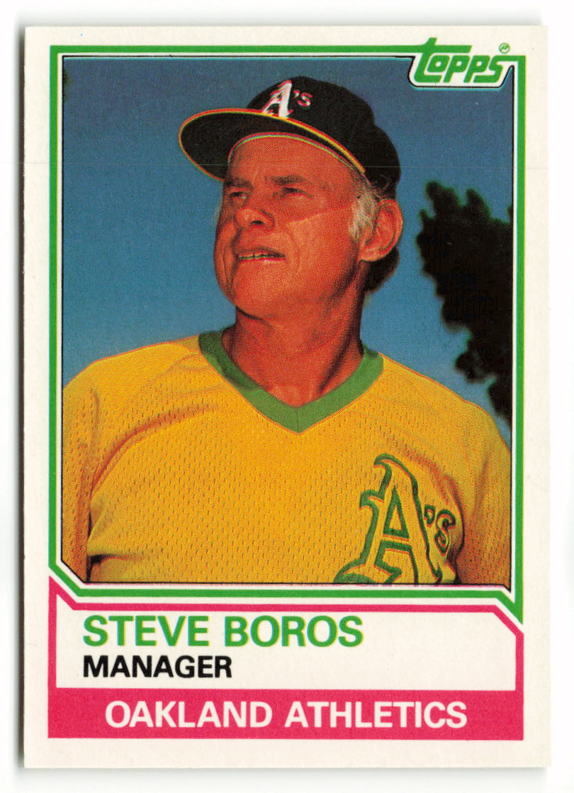 1983 Topps Traded Set #013T  Steve Boros MGR