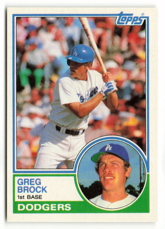 1983 Topps Traded Set #014T  Greg Brock