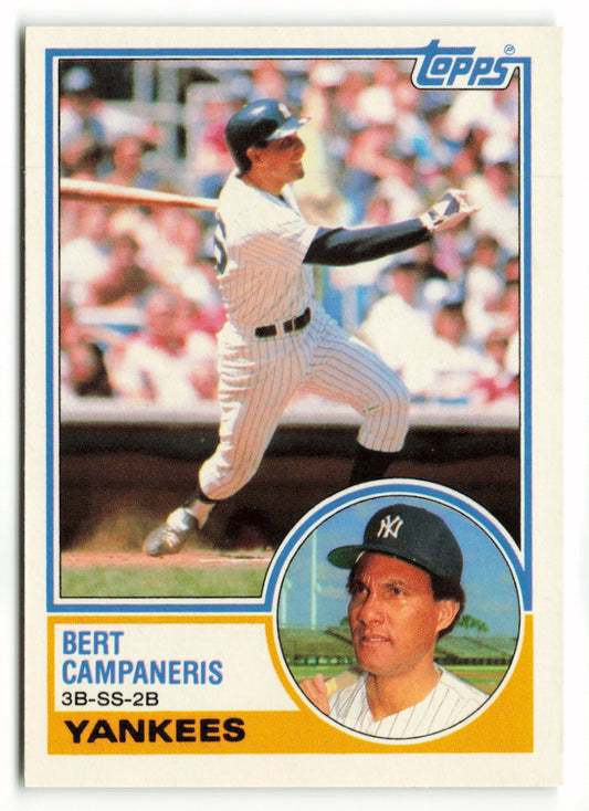 1983 Topps Traded Set #018T  Bert Campaneris