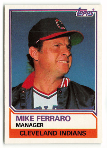 1983 Topps Traded Set #032T  Mike Ferraro MGR