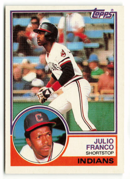 1983 Topps Traded Set #034T  Julio Franco XRC