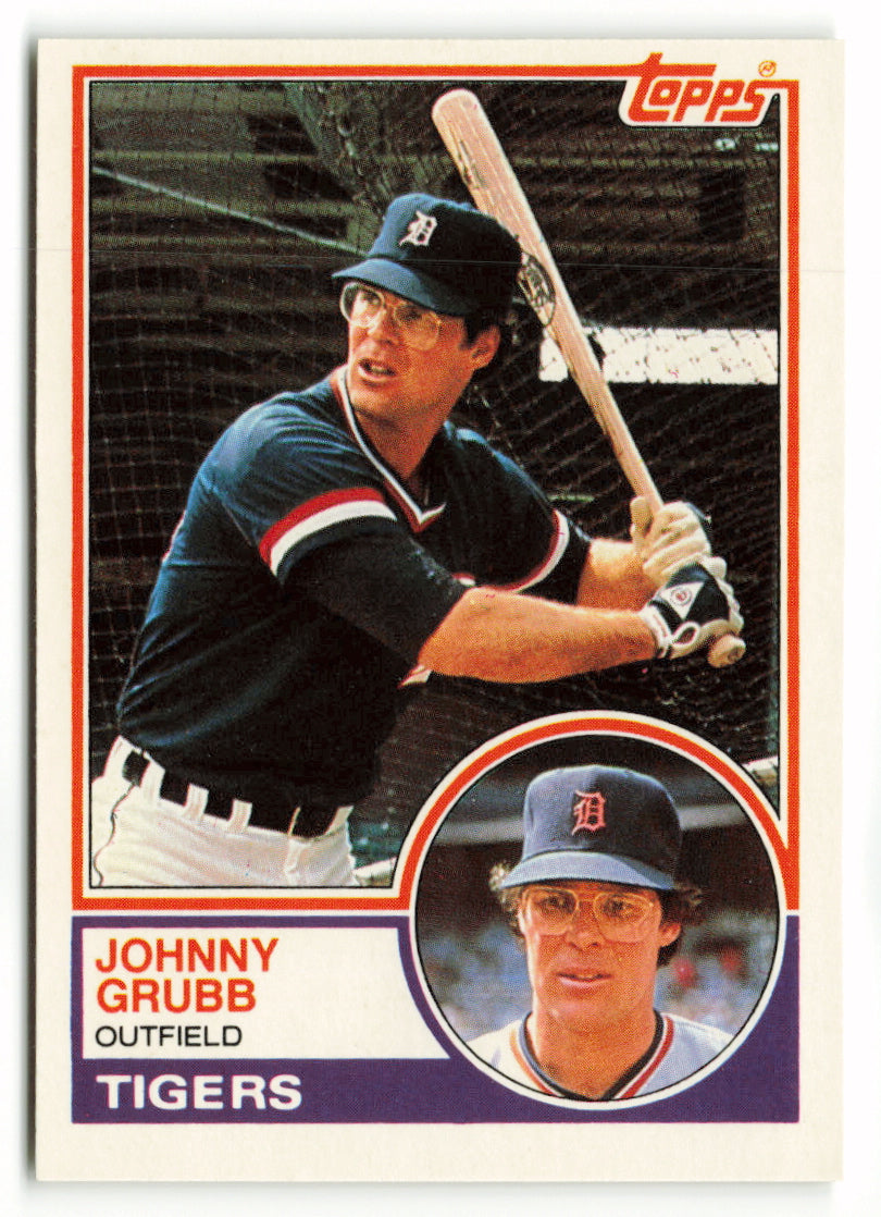 1983 Topps Traded Set #038T  Johnny Grubb