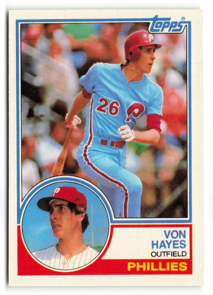 1983 Topps Traded Set #040T  Von Hayes