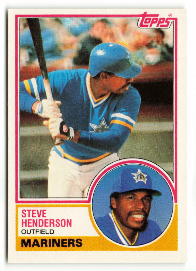 1983 Topps Traded Set #042T  Steve Henderson