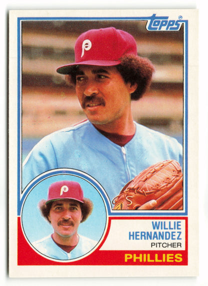 1983 Topps Traded Set #045T  Willie Hernandez