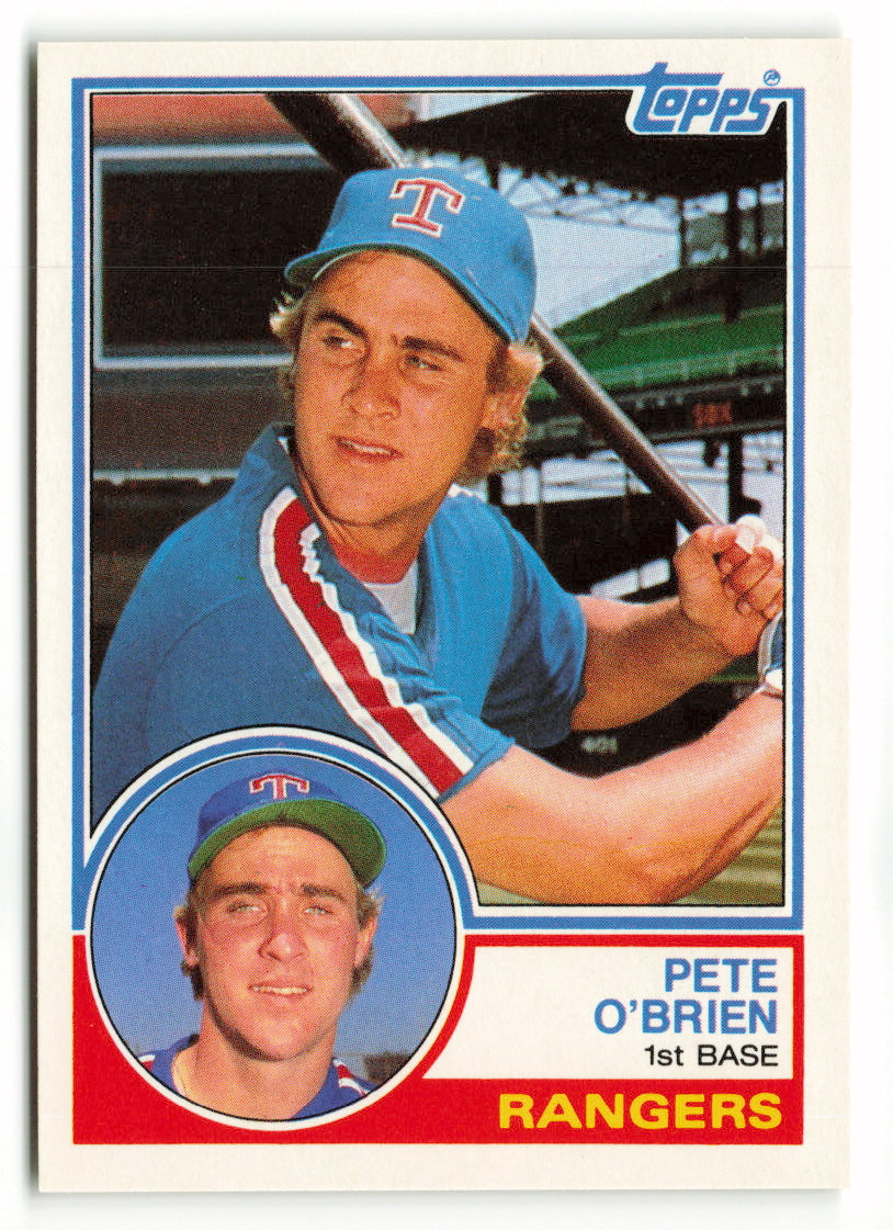 1983 Topps Traded Set #081T  Pete O'Brien XRC